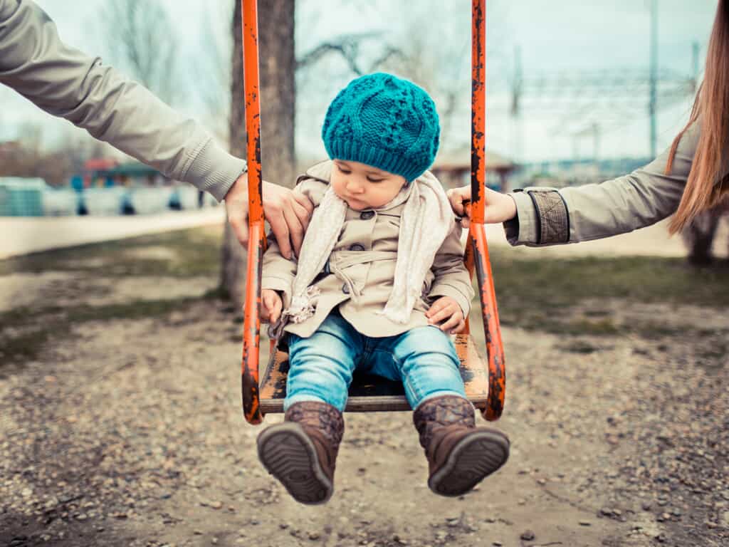 Baby on a Swing